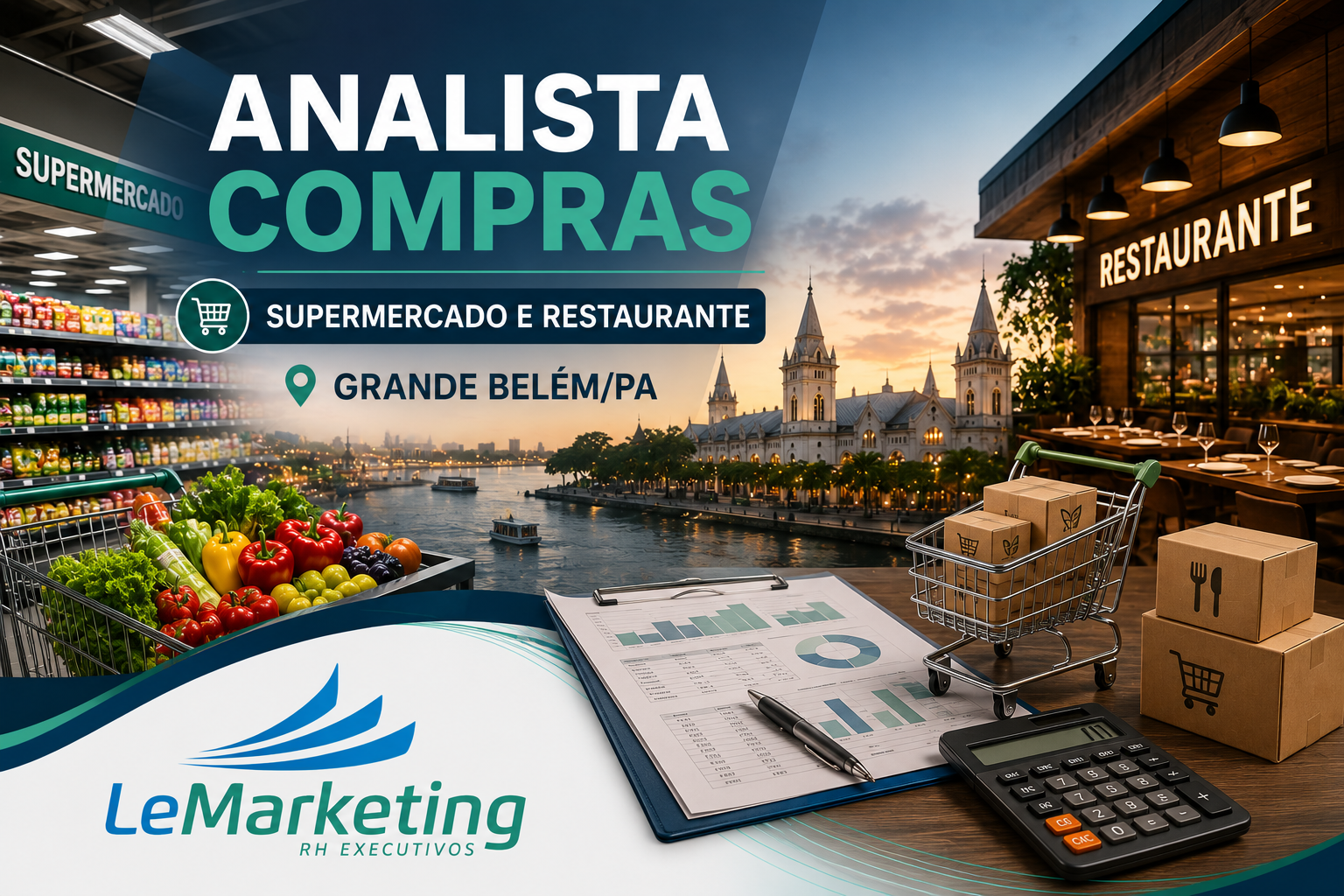 Analista Compras Supermercado e Restaurante Grande Belém/PA