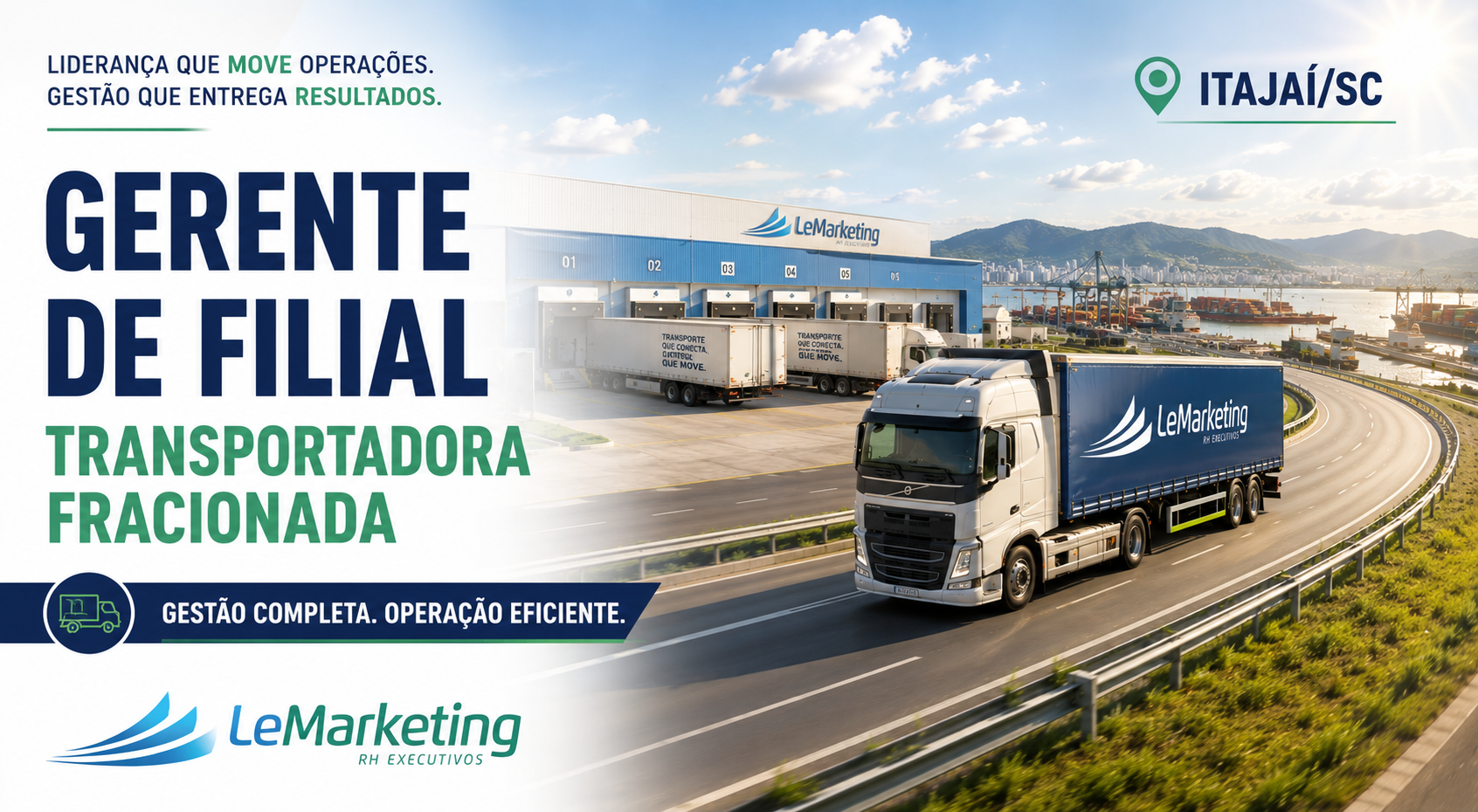 Gerente de Filial Transportadoras fracionada Itajaí/SC