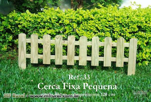 Cerca para Jardinagem de Madeira Tratada com 10 anos de garantia (Cód Cerca para Jardinagem de Madeira Tratada com 10 anos de garantia (Cód