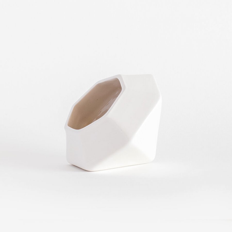 Maceta Diamante Blanco