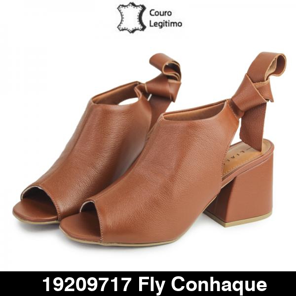 Sandália Salto Grosso Feminina Amarração Vizzano | Marisa