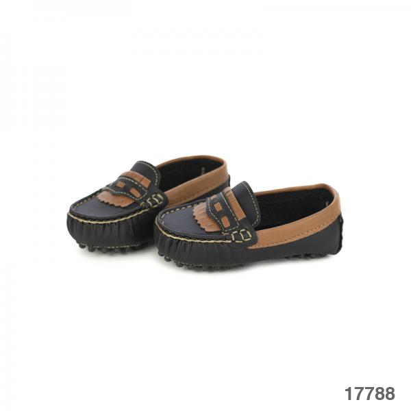 Mocassim de Bebê Com Bridão - Preto - paoladavinci-mobile