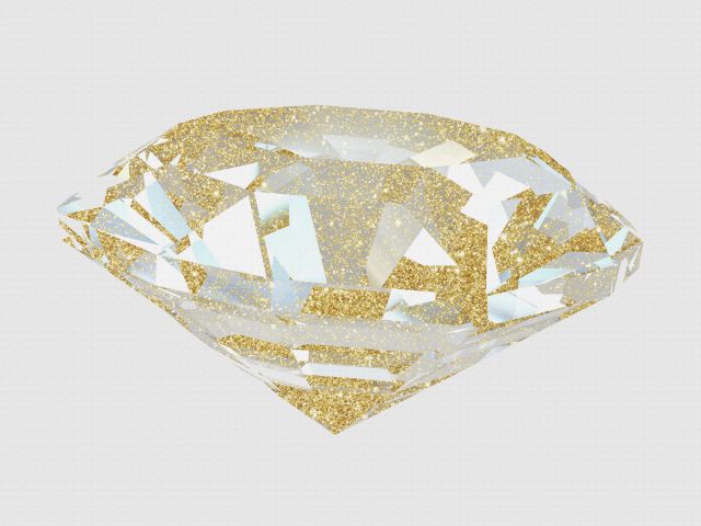 Poster Diamante Dourado Soupop