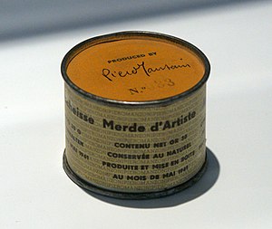 Eis aqui a merda de artista -