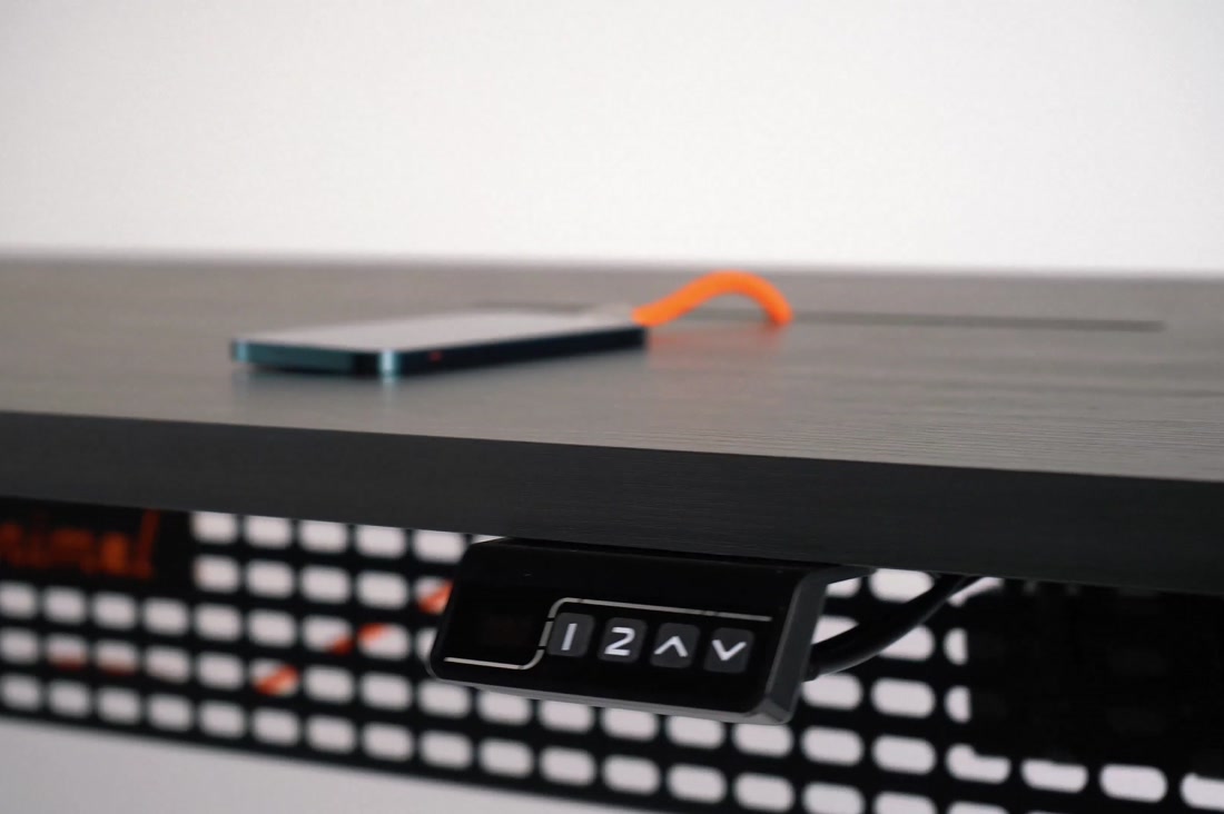 Mesa Regulagem de Altura Giodesk Minimal 180x70 Preto