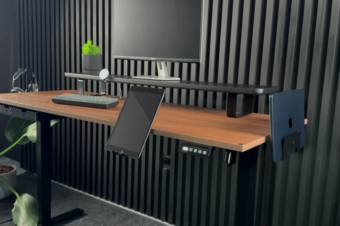 Mesa Modular Regulagem de Altura Elétrica Giodesk Slim M3