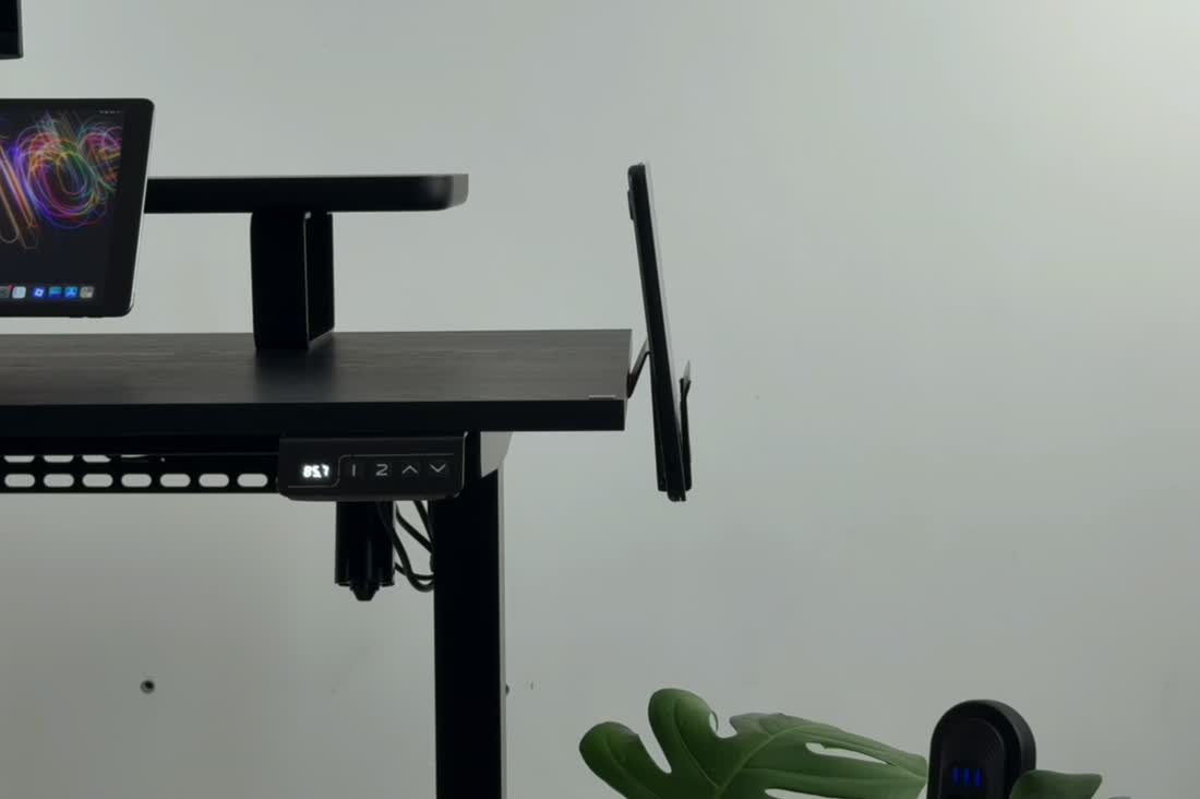 Mesa Modular Regulagem de Altura Elétrica Giodesk Slim M3