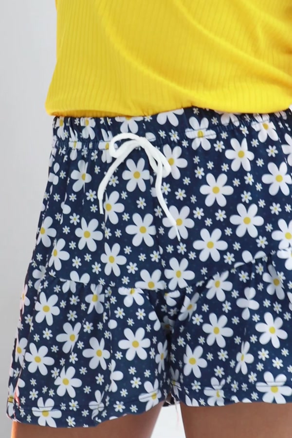 Conjunto Feminino Infantil Flor de Verão