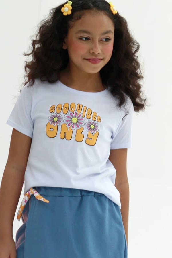 Conjunto Infantil Feminino Vibração Das Flores