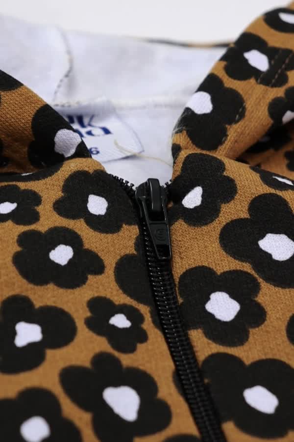 Conjunto Feminino Infantil Oncinha Rotativa