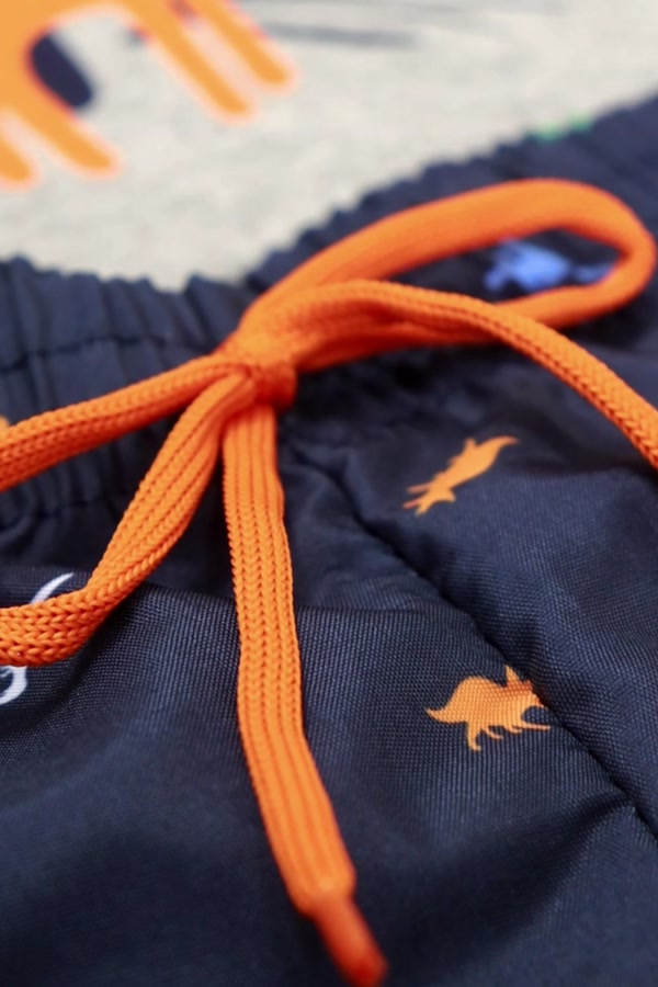 Conjunto Masculino Infantil Família Dinossauro Mescla