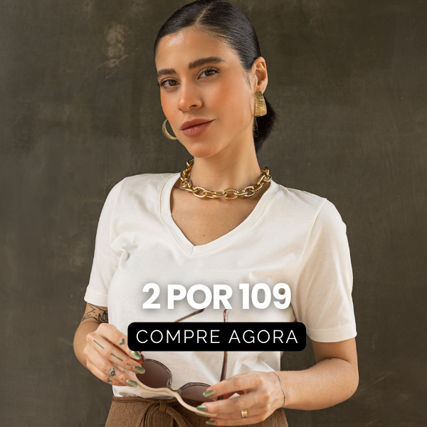 3 Camisetas por R$ 169,90