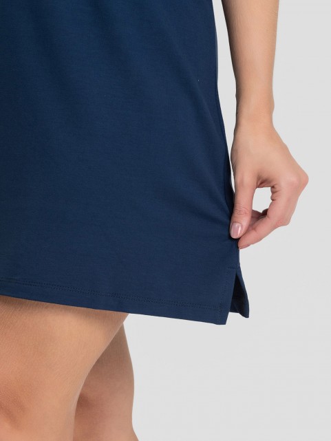 Vestido Curto de Molecotton de Viscose Cecília Marinho