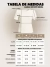 Blusa Feminina em Algodão Premium Manga Bufante Lisa Serena Marrom Café
