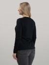 Blusa Feminina Térmica Peluciada Manga Longa Lívia Preto