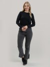 Blusa Feminina Térmica Peluciada Manga Longa Lívia Preto