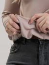 Blusa Feminina Térmica Peluciada Manga Longa Lívia Cappuccino