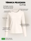 Blusa Feminina Térmica Peluciada Manga Longa Lívia Preto