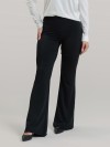 Calça Flare Térmica Peluciada Cós Alto Marina Preto