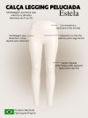 Calça Legging  Térmica Peluciada Cós Alto Estela
