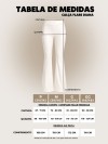 Calça Flare Cirrê Cós Alto Diana Vinho