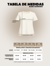 Blusa Alongada em Molecotton Premium com Abertura Lateral Bege Claro
