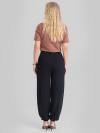 Calça Aladim em Molecotton de Viscose Premium Preto Amanda