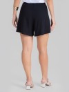 Shorts Molecotton de Viscose Premium Evasê Preto Suelen