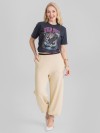 Camiseta Feminina Algodão Premium Estampada Wild Soul Grafite