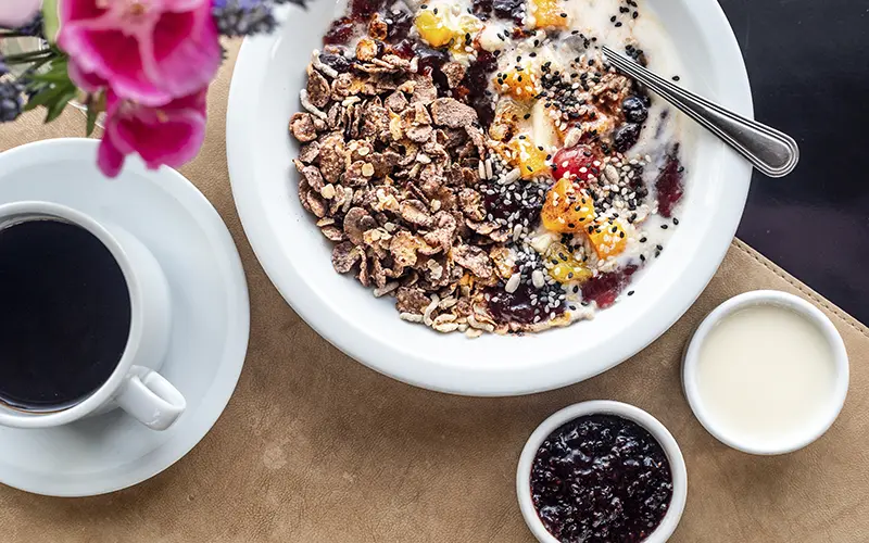 Desayuno incluido en la Hostería Pudu Lodge