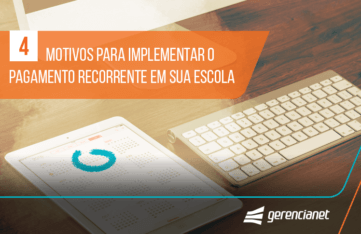 Pagamento recorrente em sua escola