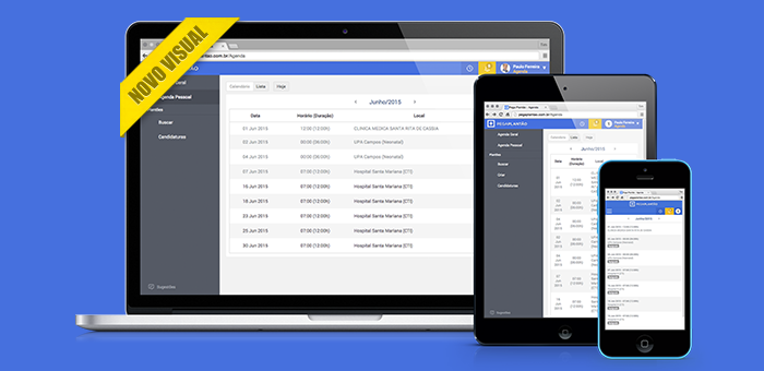 Troca de plantões médicos por aplicativo
