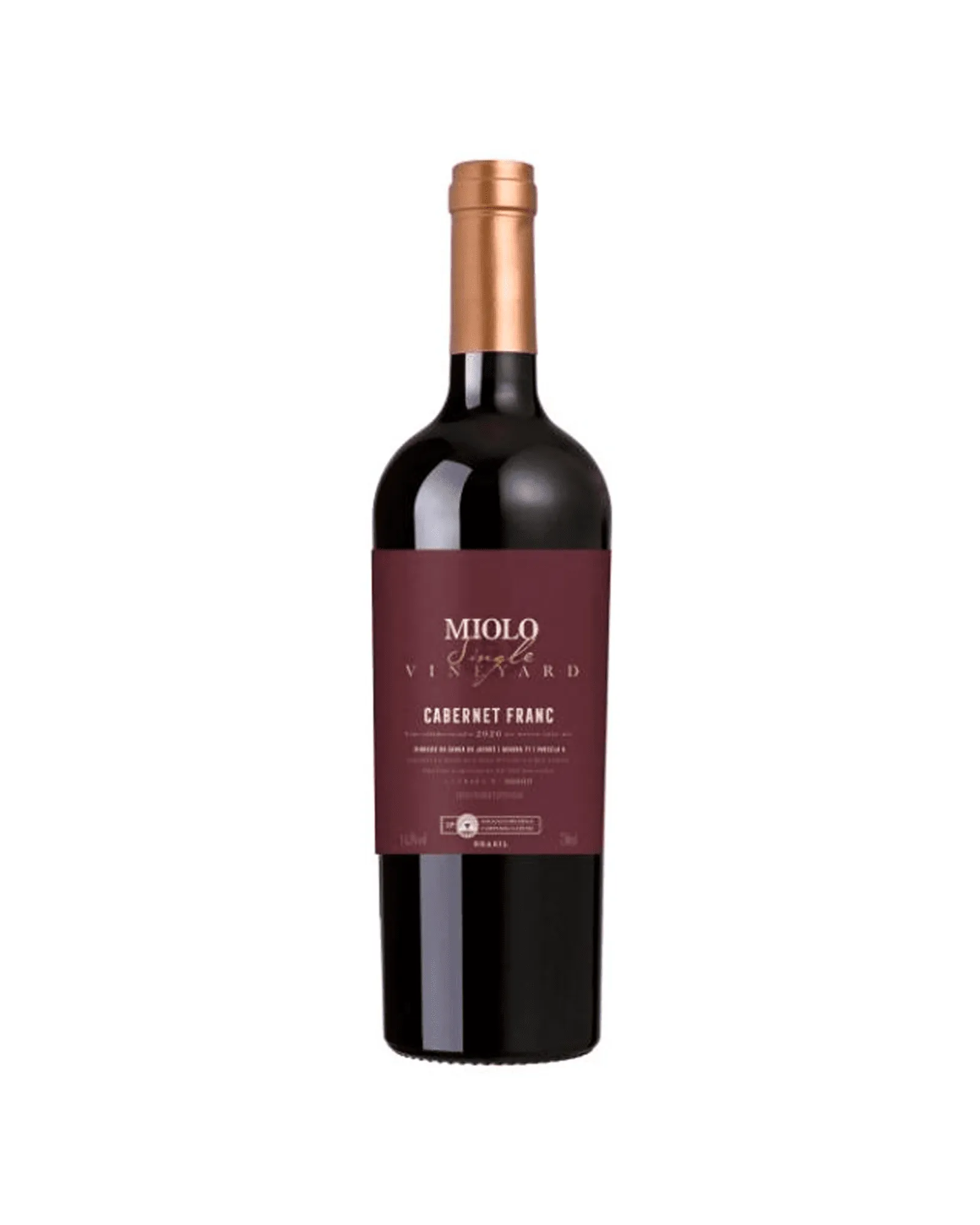 VINHO MIOLO SINGLE VINEYARD CABERNET FRANC TINTO SECO 750ML
