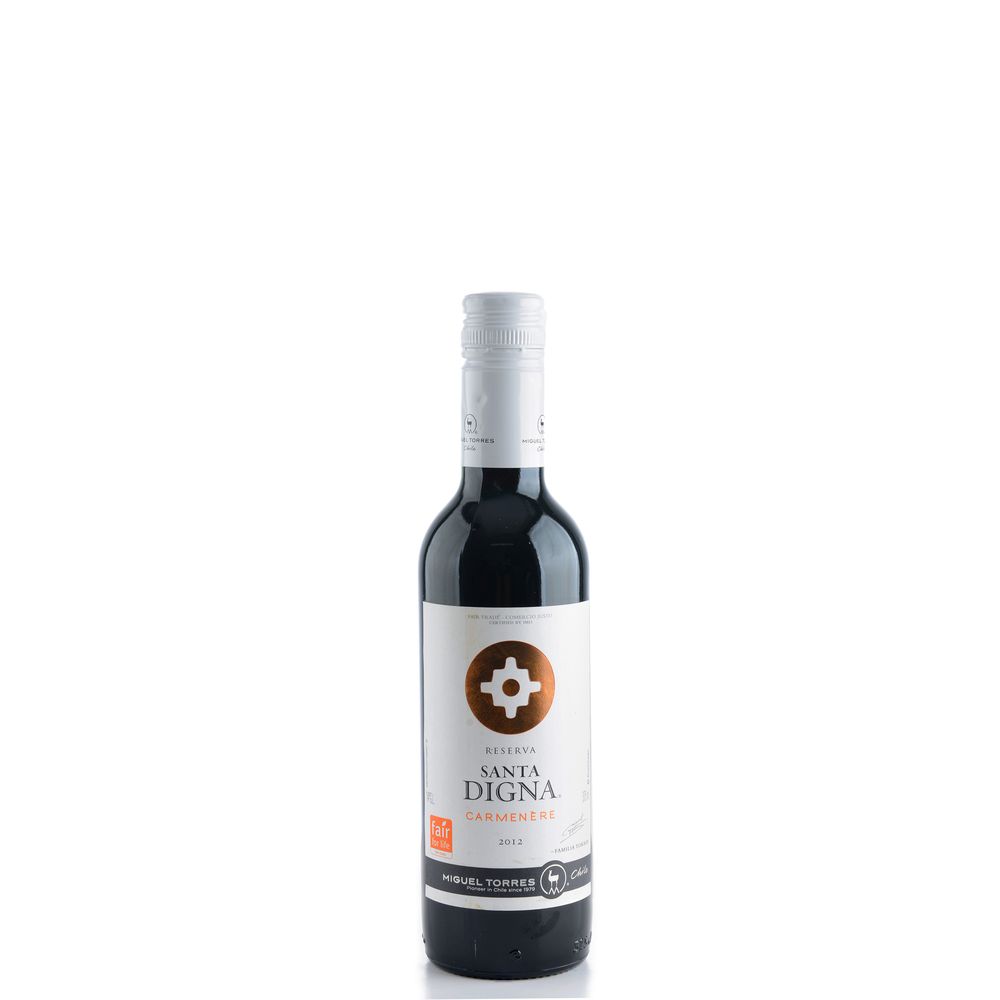 VINHO MIGUEL TORRES SANTA DIGNA CARMENERE TINTO 375 ML