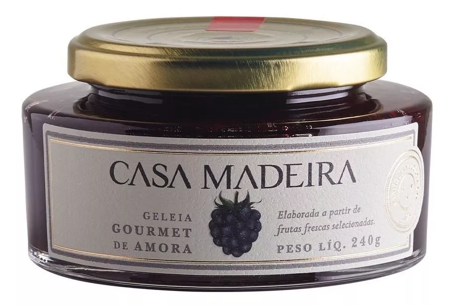 GELEIA GOURMET CASA MADEIRA DE AMORA C/ PEDACOS 240G