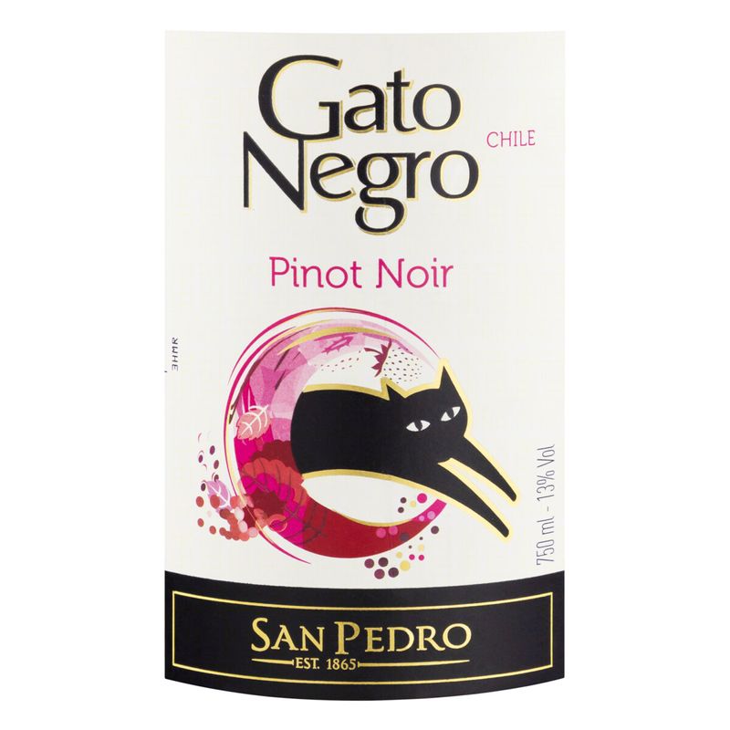 VINHO GATO NEGRO PINOT NOIR TINTO 750ML
