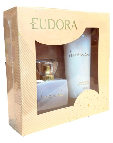 Eudora Imensi Tradicional Kit Presente Colonia Hidratante Corporal