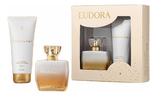 Eudora Imensi Tradicional Kit Presente Colonia Hidratante Corporal