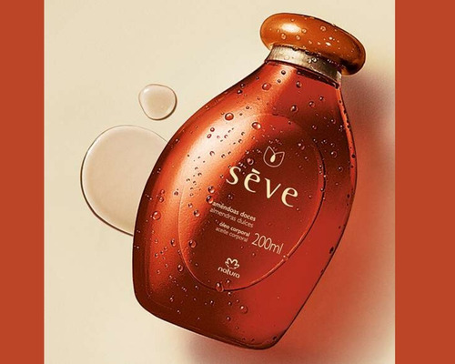 Natura  Sève Óleo Desodorante Corporal Amêndoas Doces 200ml