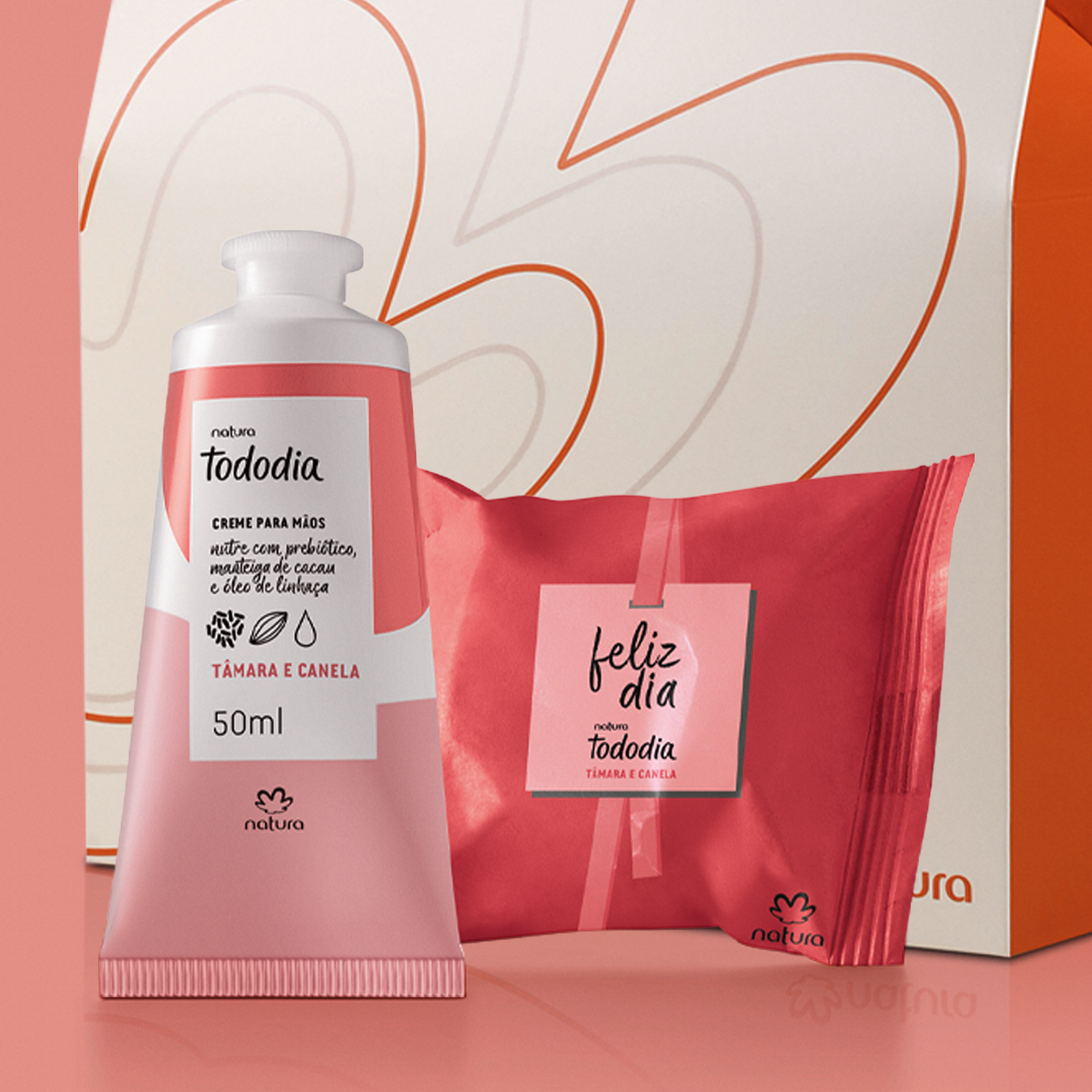 Natura Tododia Presente Tâmara e Canela 2 Itens