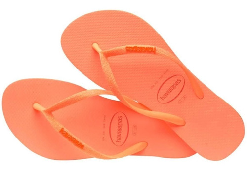 Chinelo Havaianas Slim Glitter Brilho Neon Tira Fina Origina Tamanho:33-34 BR;Cor:Verde