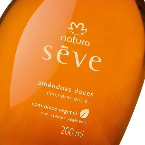 Natura  Sève Óleo Desodorante Corporal Amêndoas Doces 200ml