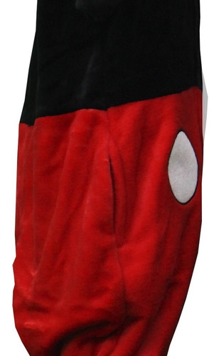 Macacao Kigurumi Infantil Pijama Fantasia Mickey Disney Tamanho:3 a 4 anos;Cor:Preto