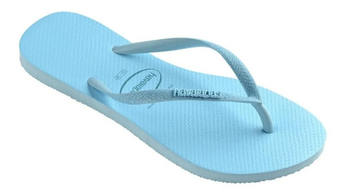 Chinelo Havaianas Slim Glitter Brilho Neon Tira Fina Origina Tamanho:33-34 BR;Cor:Verde