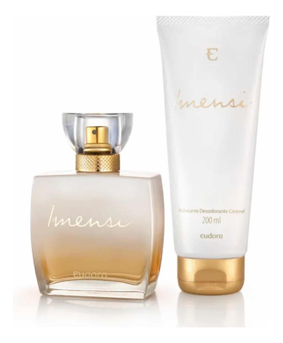 Eudora Imensi Tradicional Kit Presente Colonia Hidratante Corporal