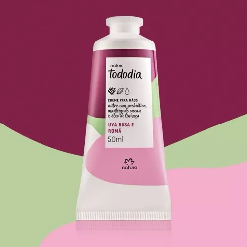 Natura Tododia Uva Rosa E Roma Kit Creme Maos Corpo Sabonete