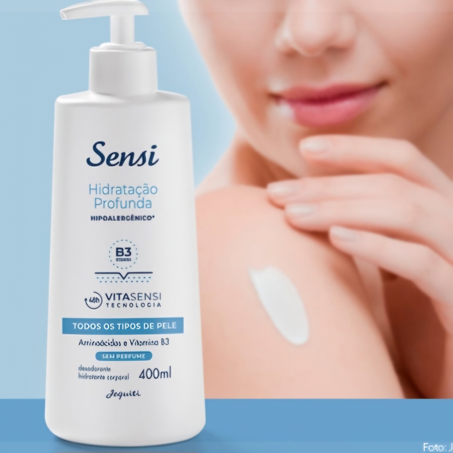 Jequiti Sensi Sem Perfume Hipoalergenico Hidratante 400ml