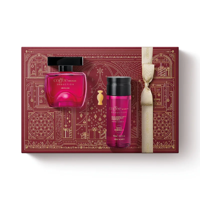 Kit Presente De Natal Coffee Woman Seduction (3 Itens) Tipo de embalagem:Kit