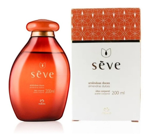 Natura  Sève Óleo Desodorante Corporal Amêndoas Doces 200ml