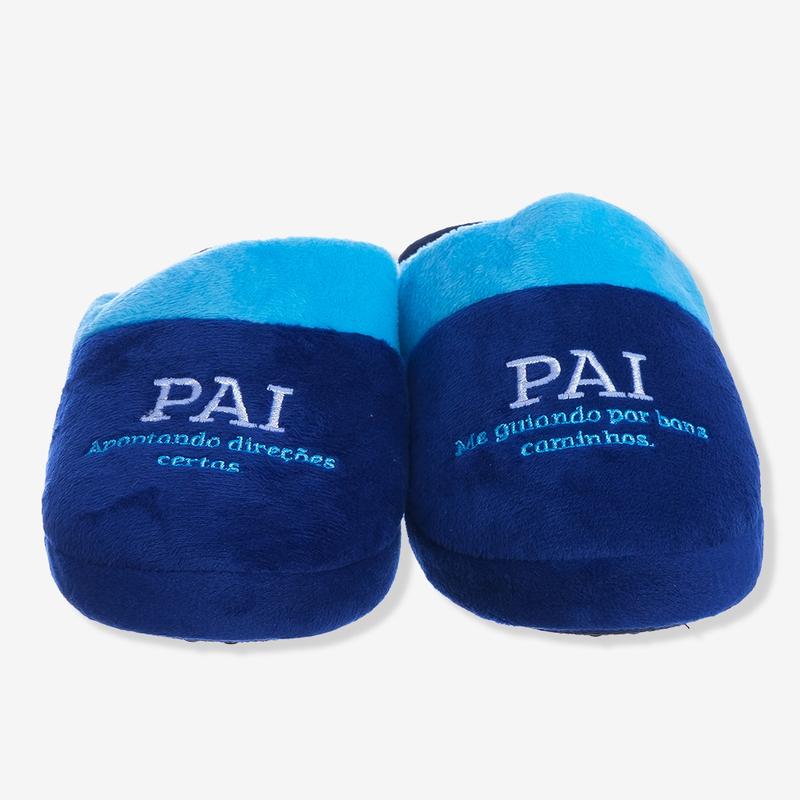 Zona Criativa Chinelo de Quarto Pantufa PAI Tamanho:P
